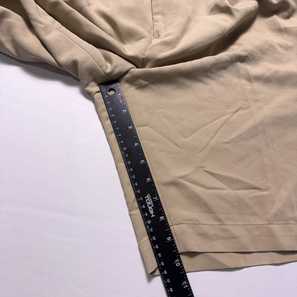 Cutter & Buck Pleated Golf‎ Shorts Mens 38 Khaki Casual